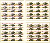 2010г.  К 65-летию Победы в Великой Отечественной войне 1941-1945гг. Оружие победы. Бронетанковая техника. Листы
