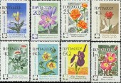 Цветы 1960г.(набор из 8-и шт.).