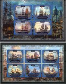 Парусники.2Блока.Мали.2017г.