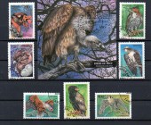 Хищные птицы.Набор марок.Танзания.